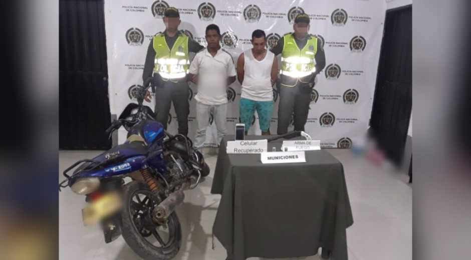 Policía del Magdalena Autoridades capturaron a los presuntos asaltantes