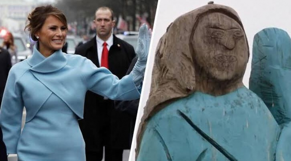 Pulzo Estatua de Melania Trump