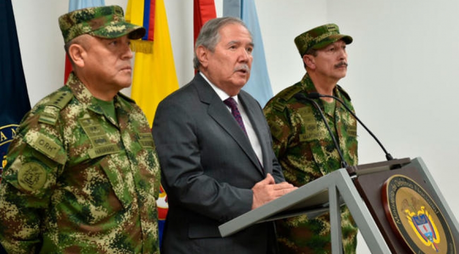 Ministro de Defensa Guillermo Botero