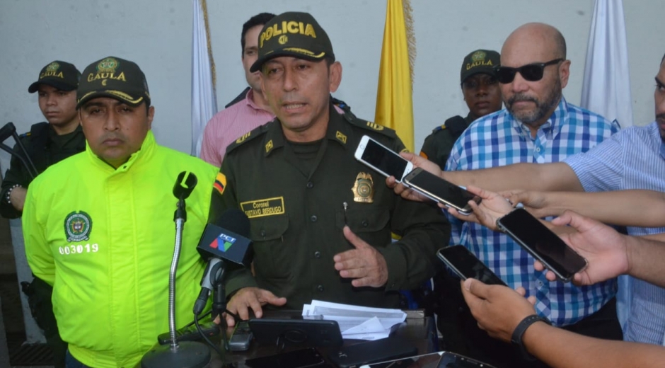 El Coronel de la Policía Metropolitana y el Director de Fiscalías entregaron los detalles de la captura de alias 'Andrade'. 