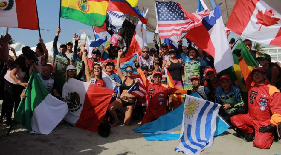 Una verdadera fiesta deportiva se vivió en la playa de El Rodadero.