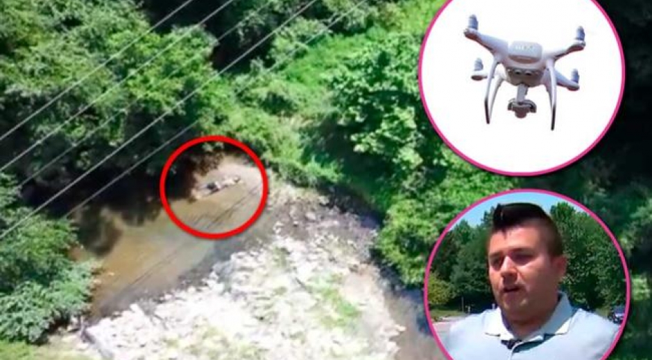 Colombiano y su dron