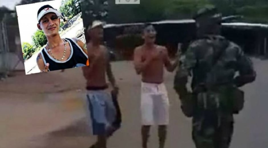 Semana y captura de video Rafael Antonio Caro, de 16 años, murió el 27 de julio en una base militar del Ejército en el departamento de Santander.