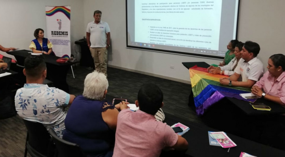 Primer Encuentro de Víctimas LGBTI.