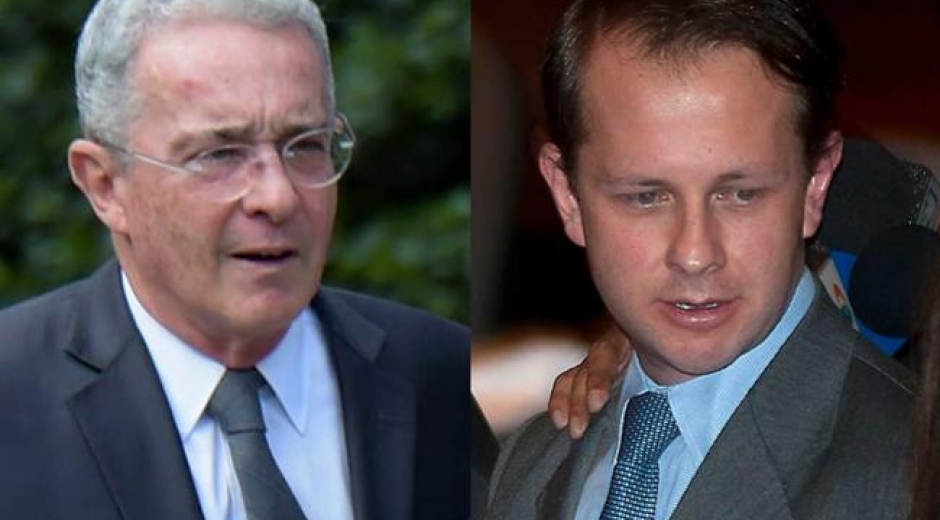 AFP- BLU RADIO Expresidente Álvaro Uribe y Andrés Felipe Arias