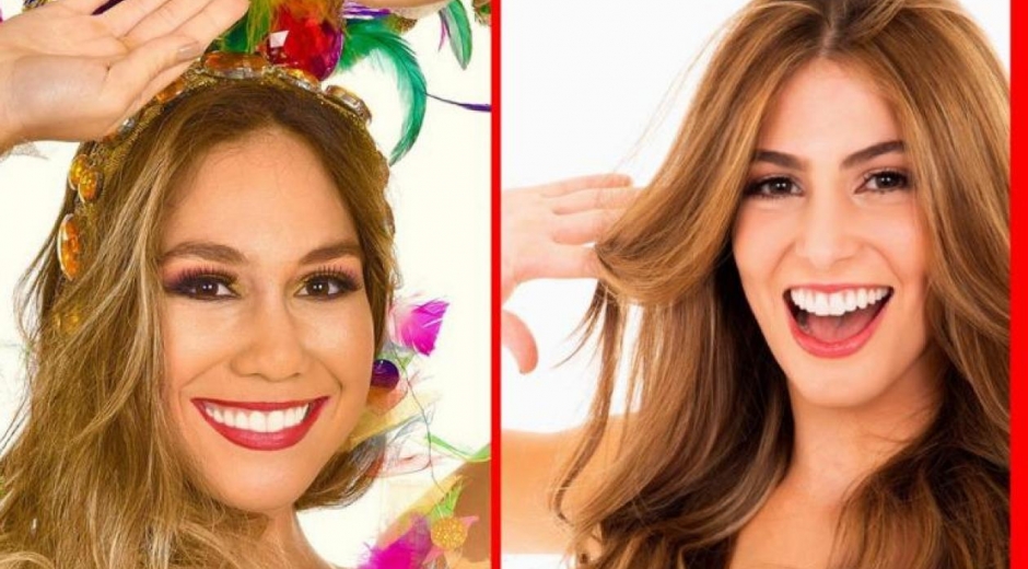 Valentina Lapeira e Isabella Chams, las dos aspirantes a ser la Reina del Carnaval 2020.