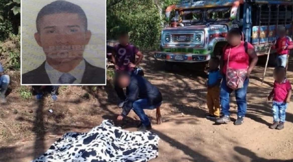 El joven indígena murió baleado en zona rural de Jamundí, Valle del Cauca.