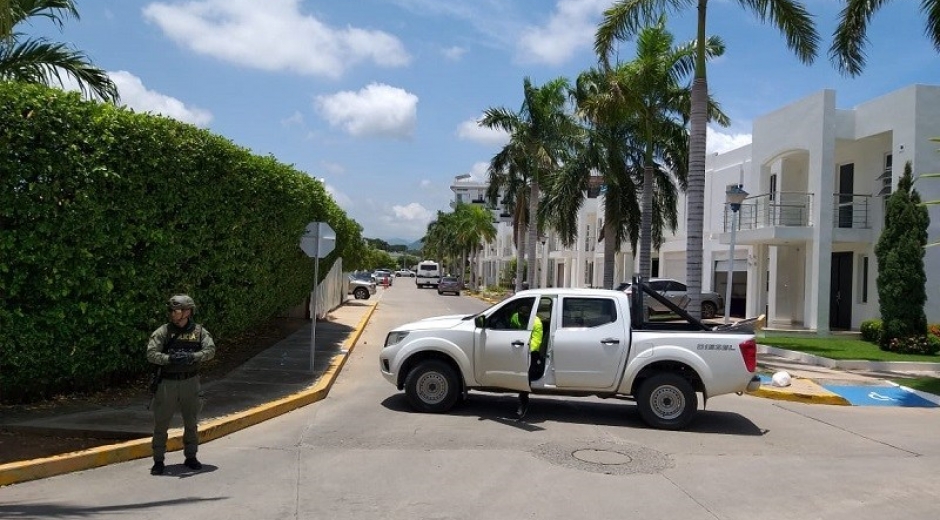 Operativo de allanamiento en la vivienda de Elkin López, alias 'La Silla'