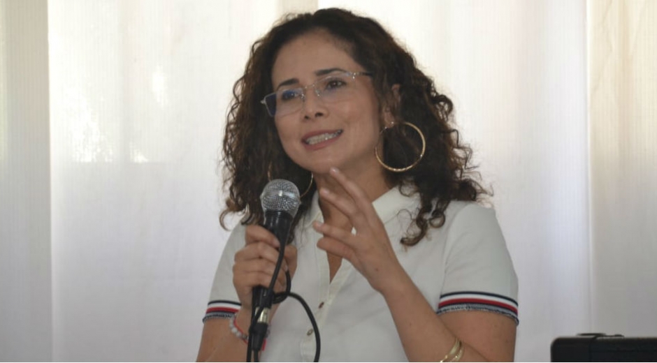 La exsecretaria de Hacienda, Diana Villalba.