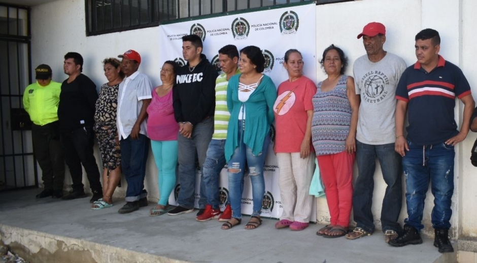 Los detenidos deberán responder por el delito de tráfico, fabricación o porte de estupefacientes.