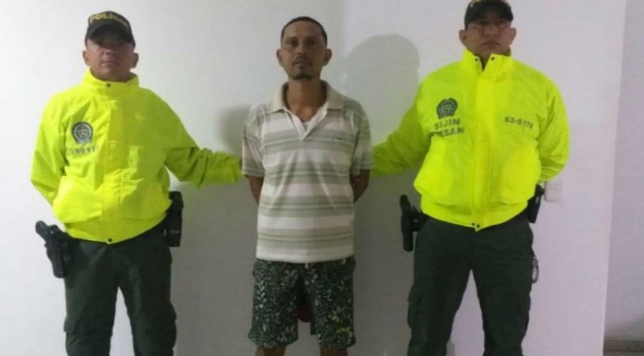 Elkin Julio Ávila Vargas fue capturado en Sevilla y después un juez con funciones de control de garantías lo envió a la cárcel. 