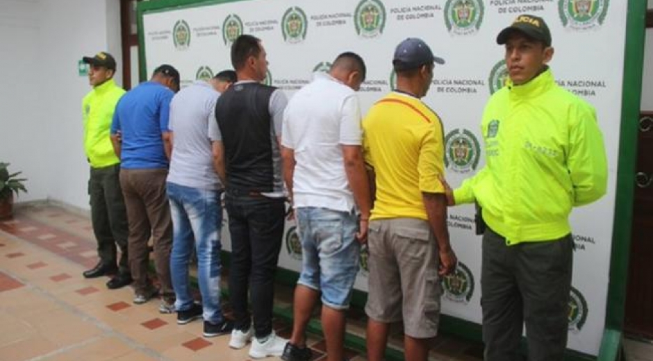 Capturados vigilantes Bucaramanga