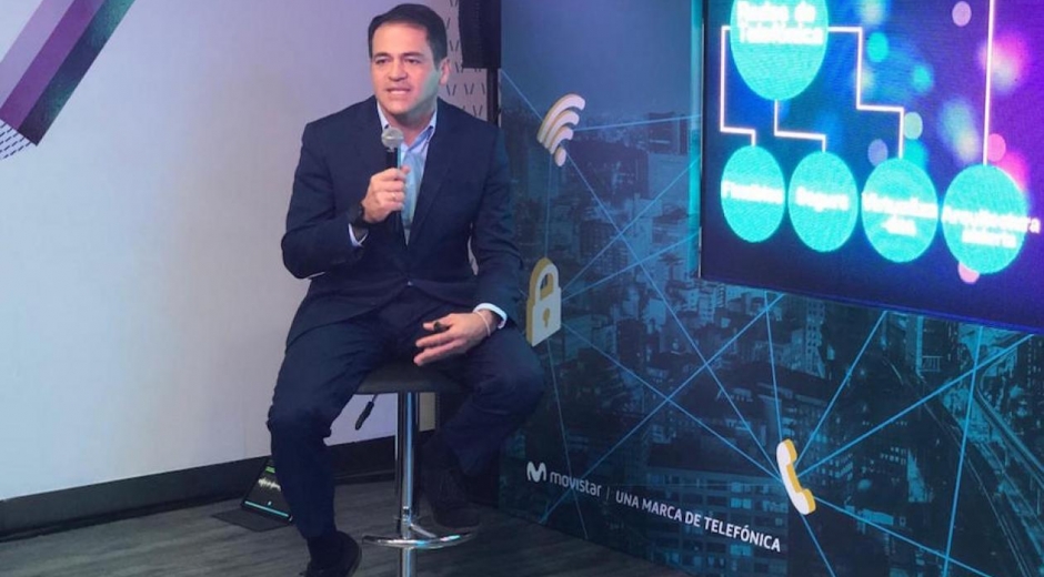 Presidente de Telefónica Movistar Colombia, Fabián Hernández.