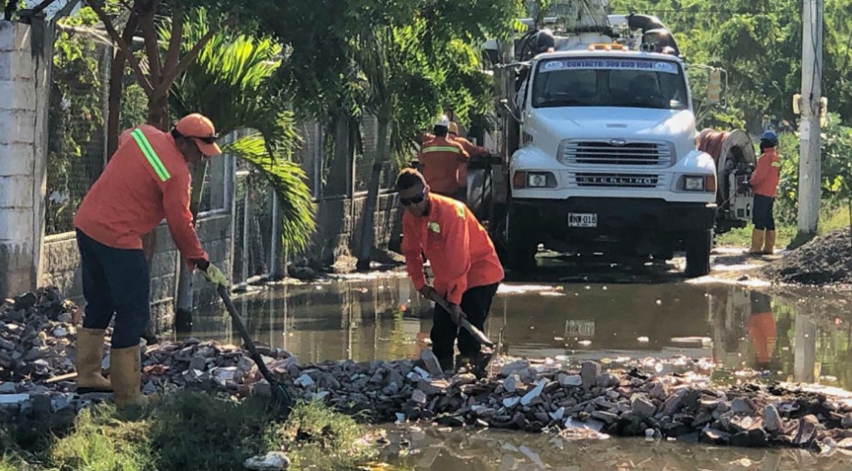 cortesía. Trabajos en zuca