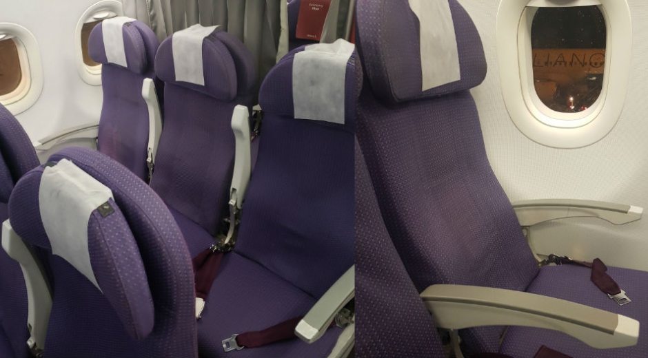 Cortesía. Sillas ejecutivas en Avianca.