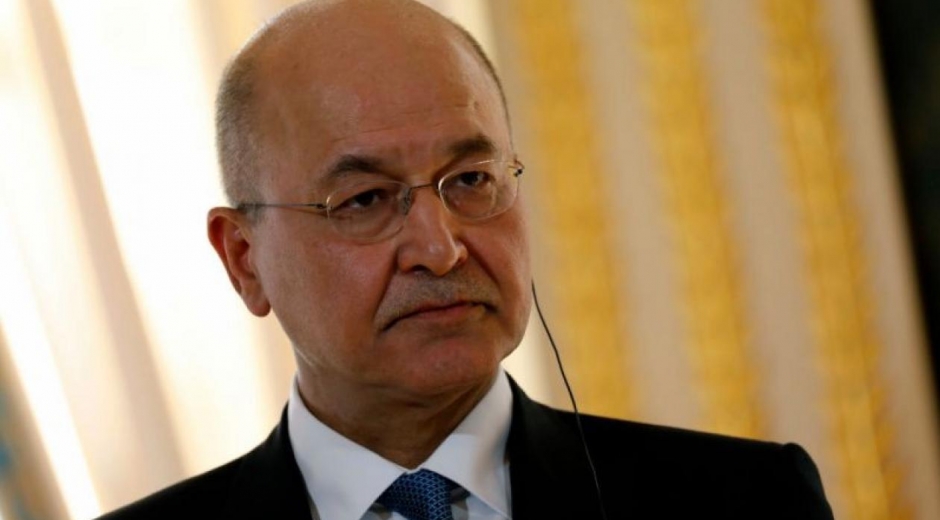 Barham Saleh, presidente de Irak.