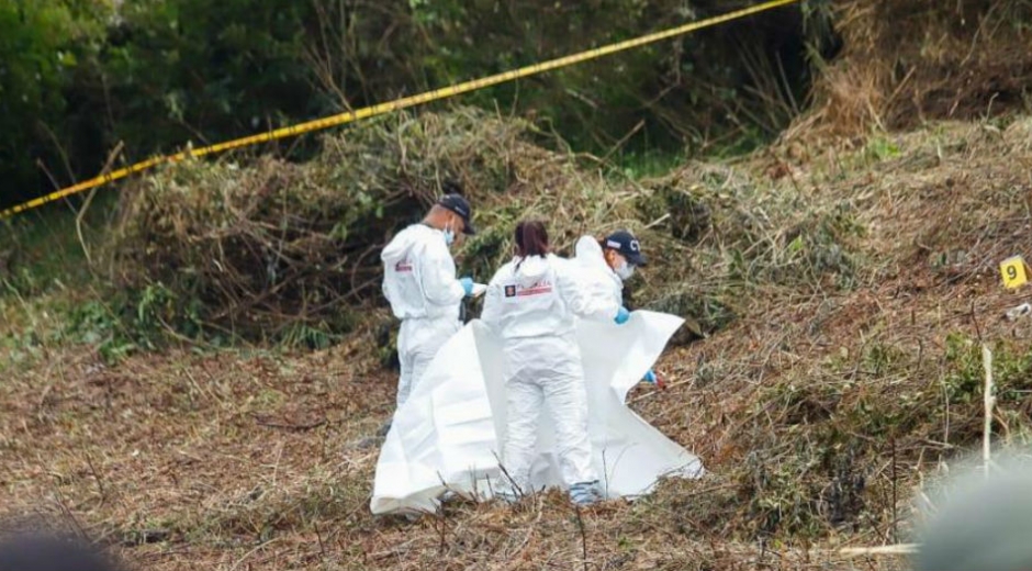 El cuerpo de la víctima fue hallado en una zona boscosa entre los municipios de Caldas y La Estrella, al sur del Valle de Aburrá.