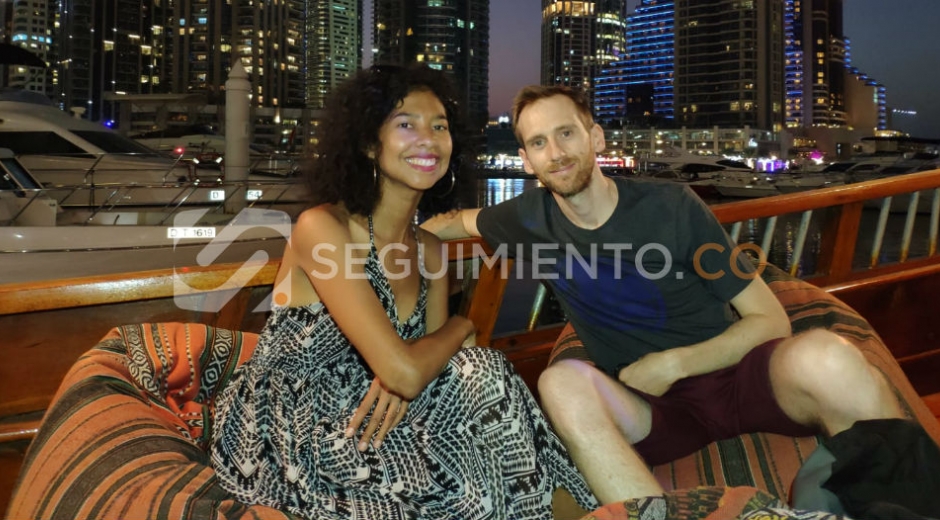 Ellos son Carolina Villamizar y Fred Guillemet, los turistas que se intoxicaron en el Centro Histórico de Santa Marta.