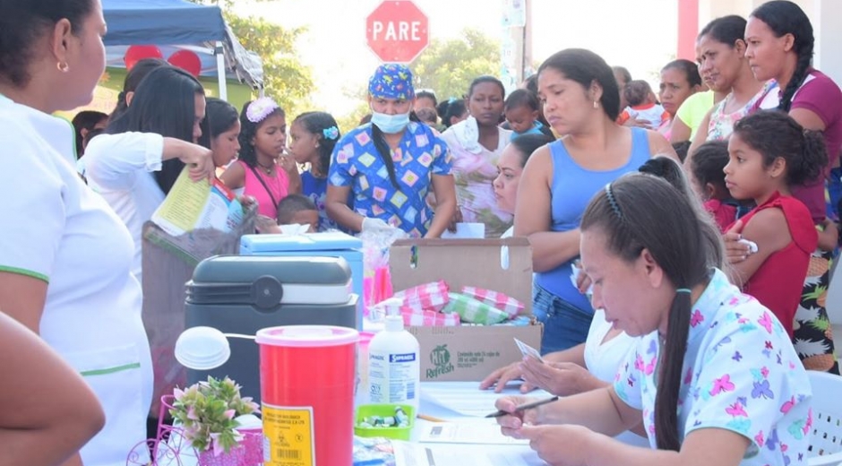 Cortesía Jornada de Vacunación en el Magdalena