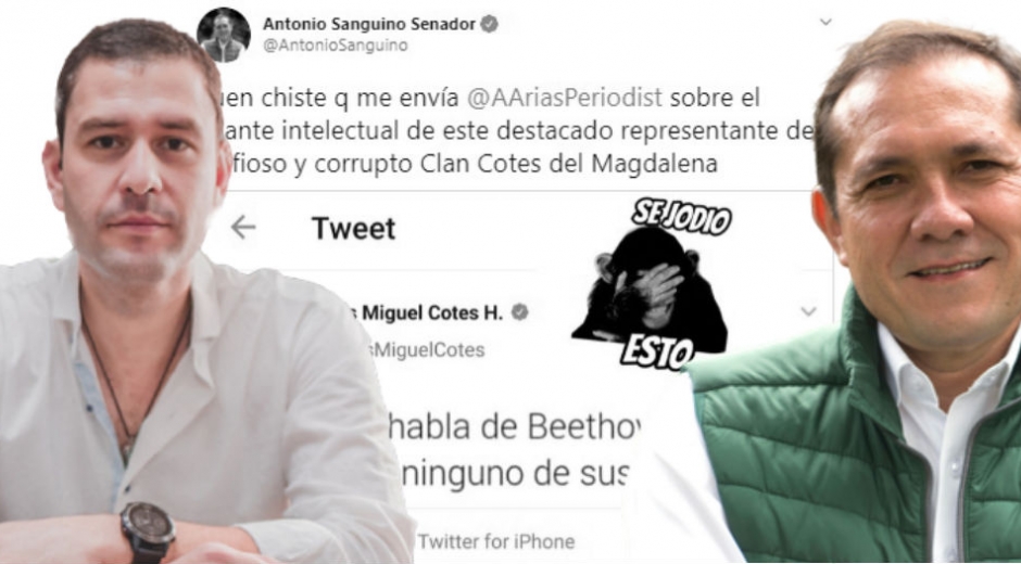 Luis Miguel Cotes le respondió al senador Antonio Sanguino.