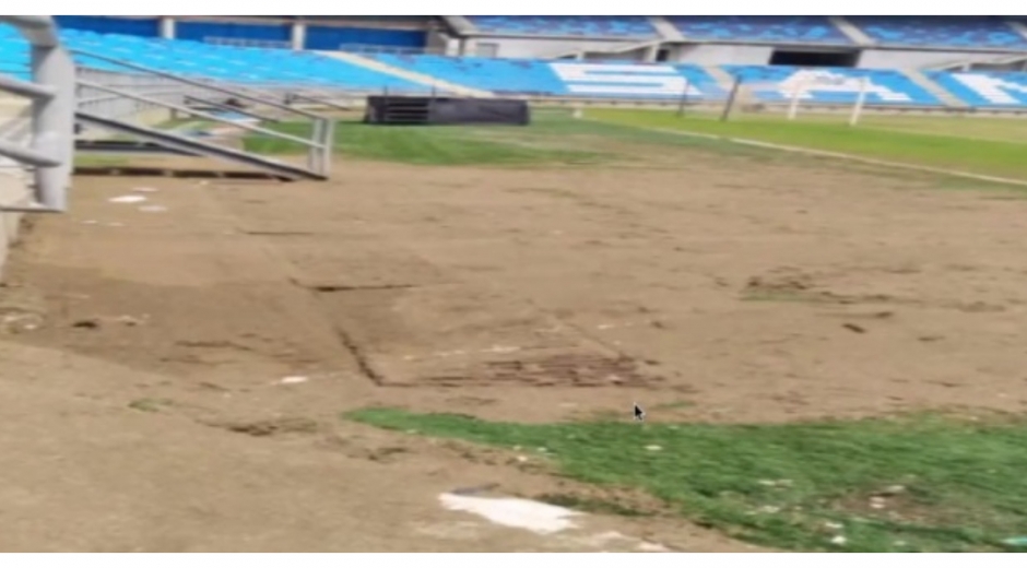 El estadio albergó la inauguración de las justas y aún no ha sido entregado a la Alcaldía. 