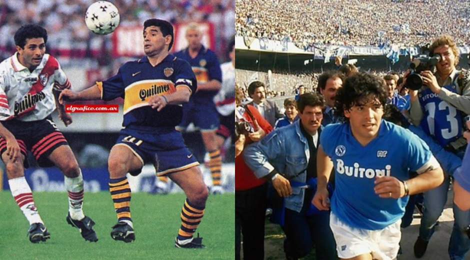 Boca fue el club de sus amores y con el Nápoles vivió los mejores años de su carrera.