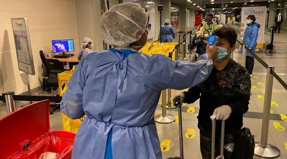 Ingreso en los aeropuertos de Colombia.