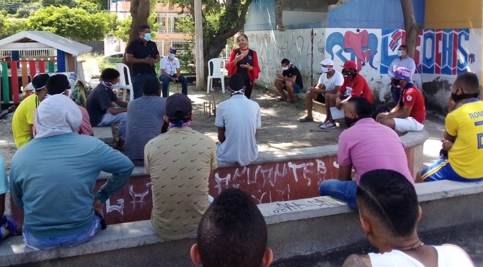 Plan de resocialización de jóvenes en Santa Marta.