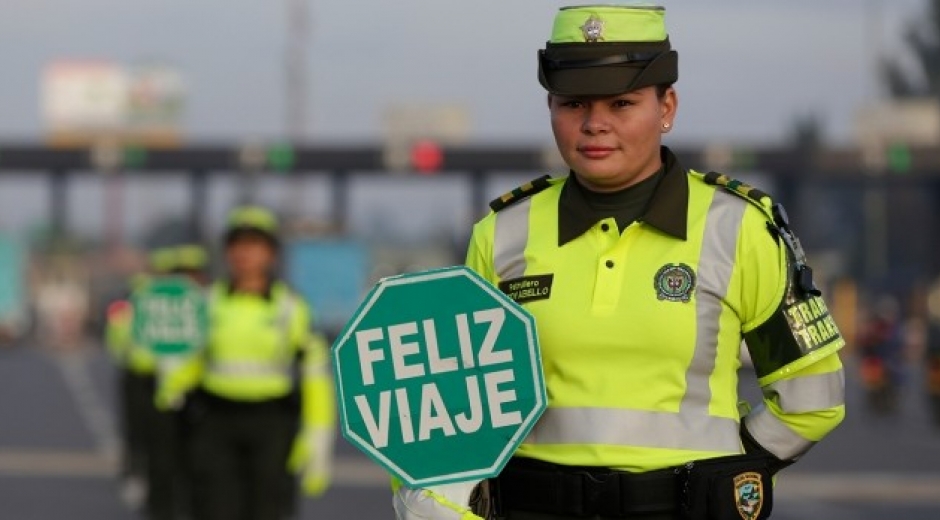 Policías cuidarán de los colombianos en esta Navidad.