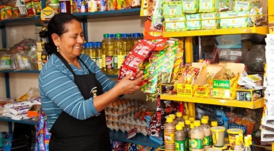 Mujeres tenderas de Colombia