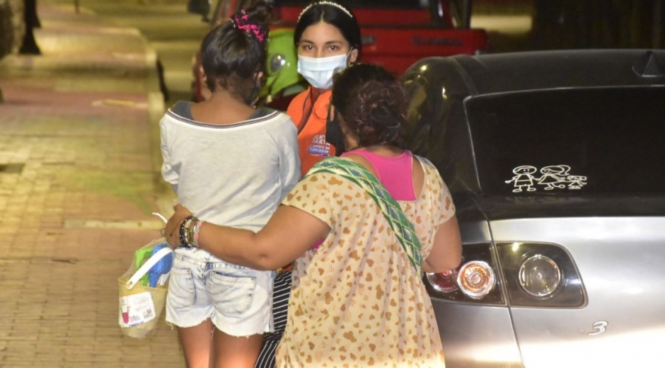 Cortesía Intervención contra la mendicidad infantil en Santa Marta