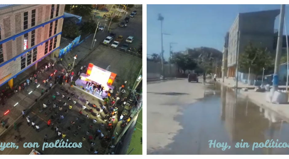 Archivo Con justa razón, habitantes de Pescaíto se quejaron porque el problema de las alcantarillas se arregla cuando quieren.