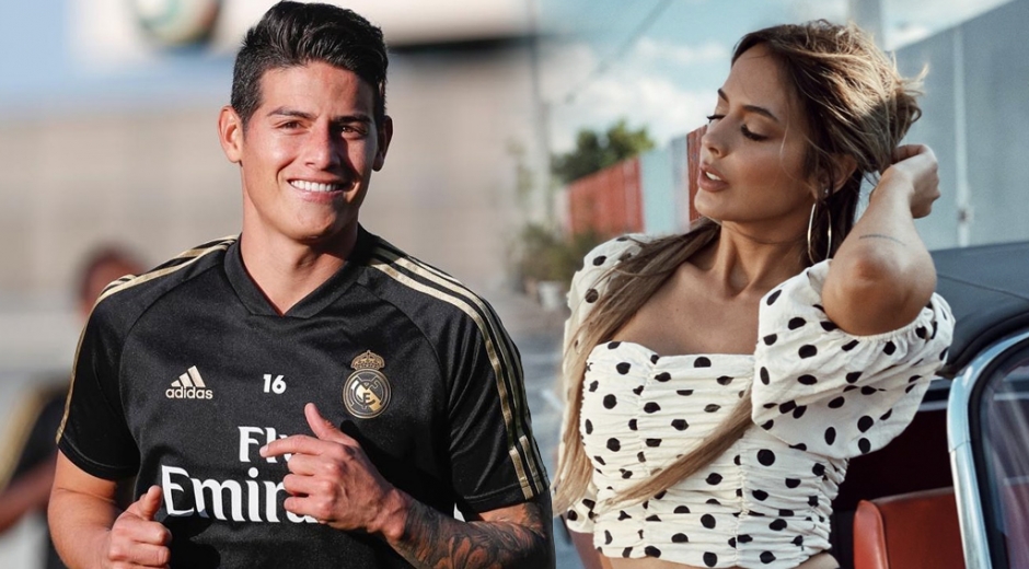 James Rodríguez y Shannon de Lima