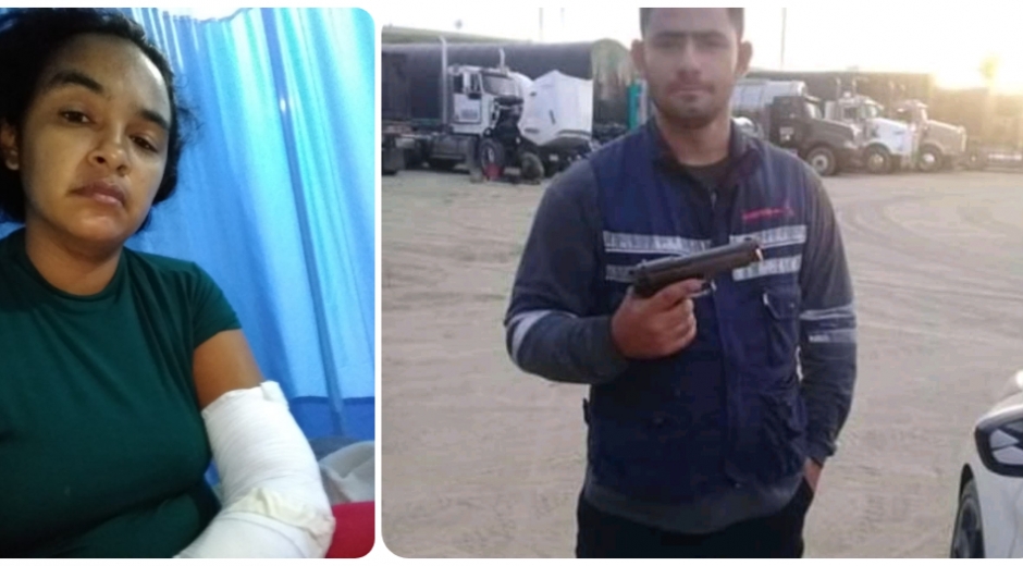 Cortesía Beatriz Muñoz (izq) fue brutalmente agredida por su expareja, un hombre peligroso, según la mamá de la víctima.