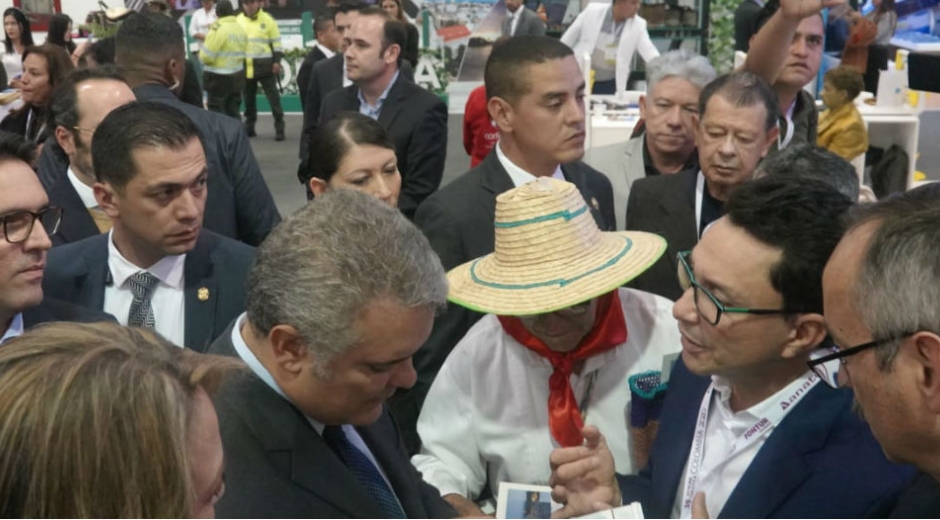 Diálogo entre el gobernador Caicedo y el presidente Duque.