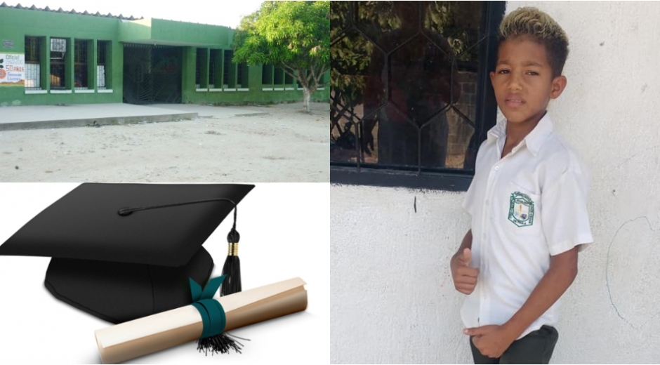 El pequeño suena con convertirse en bachiller, sin embargo, ahora espera que su situación escolar se defina para seguir con sus estudios.