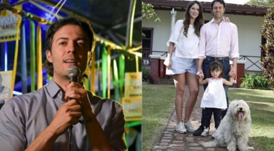 Daniel Quintero y su familia.