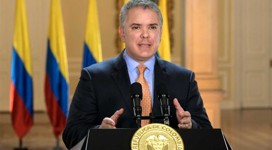Iván Duque, presidente de Colombia.