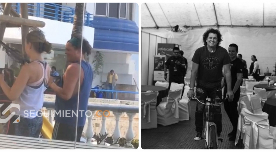 Carlos Vives ha sido grabado por los residentes mientras usa las zonas comunes del edificio.