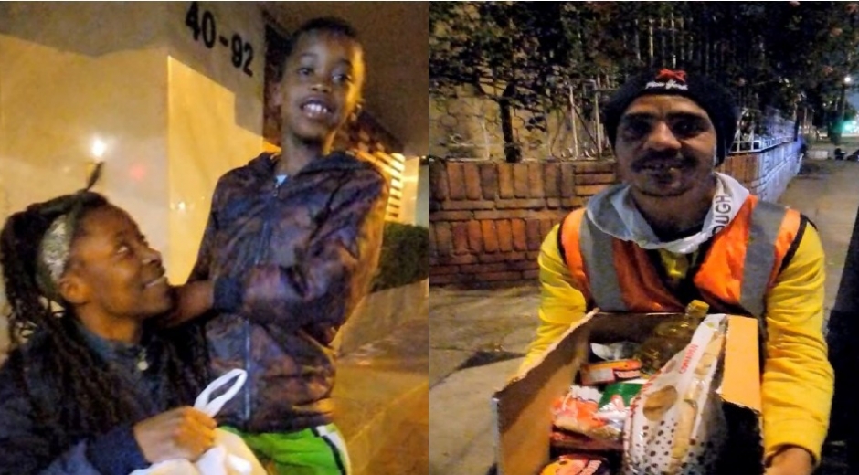 Varias familias se han beneficiado con la red de ayuda. 