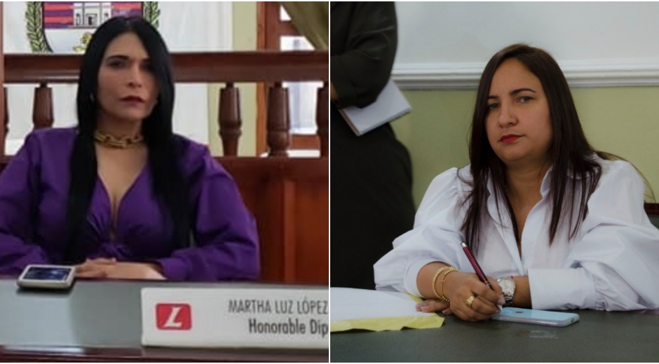 Martha López y Elizabeth Molina. 