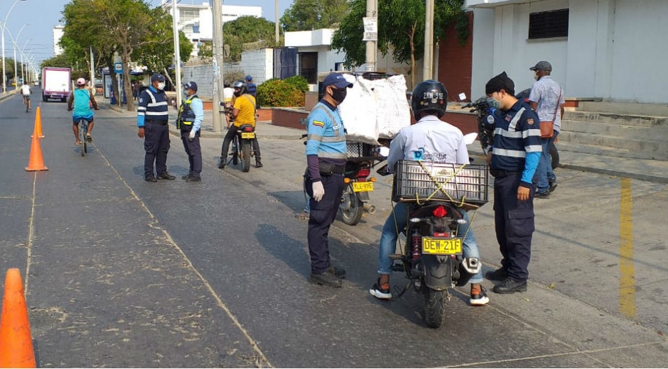 Operativos de los agentes de tránsito del Distrito.