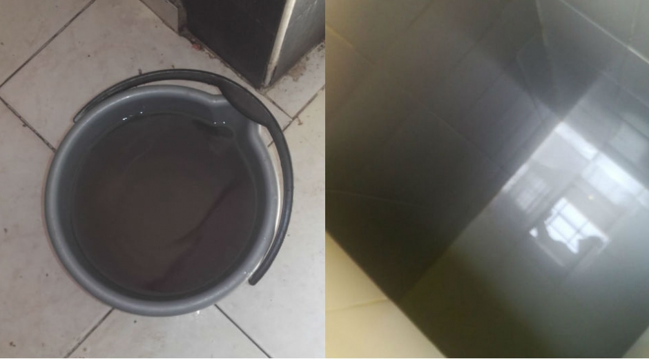 Cortesía Mientras a unos les llega agua sucia, otros no tienen en sus albercas.
