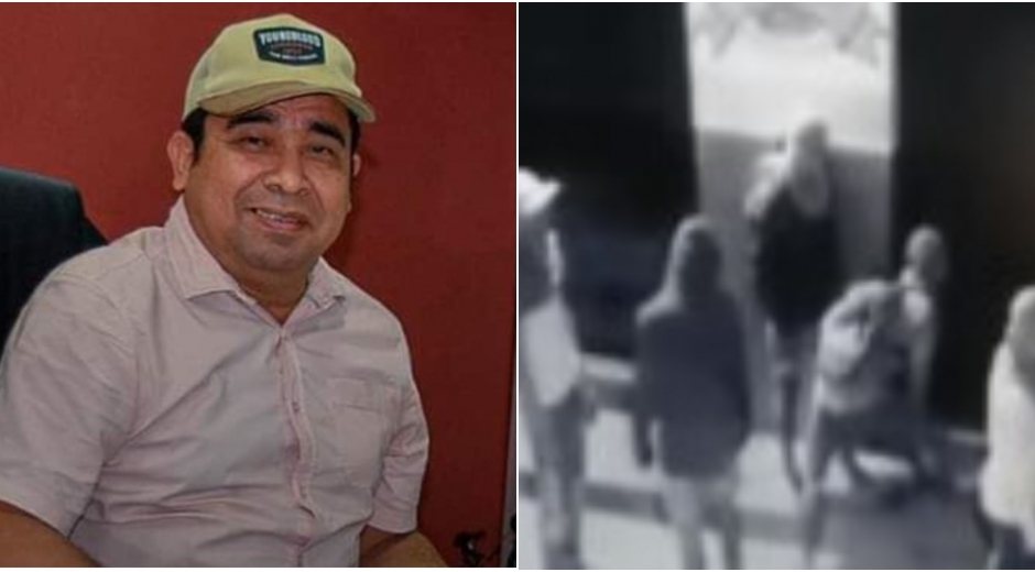 Cortesía El alcalde de los banqueños señaló que la Policía evitó que los 'vándalos' saquearan el local comercial.