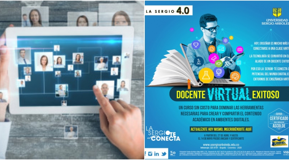 Los participantes que aprueben el 80% de los contenidos serán certificados como Docentes Digitales por la Universidad Sergio Arboleda y por la Asociación Colombiana de Educadores.