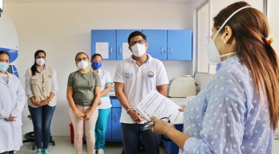 Laboratorio de la Universidad del Magdalena.