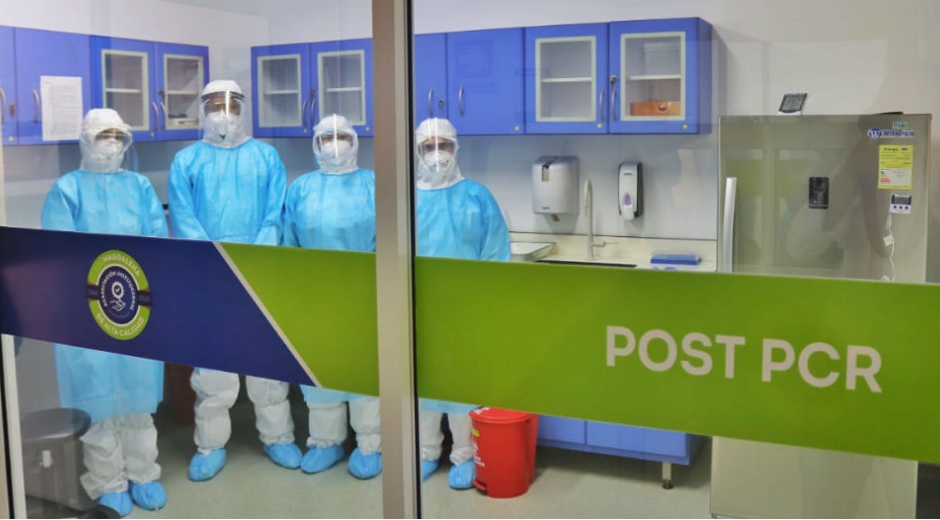 Universidad del Magdalena Equipo que procesará las muestras en el laboratorio de la Alma Máter.