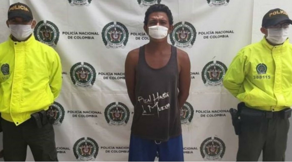 Policía del Magdalena Jesús David Bolaño Chiquillo.
