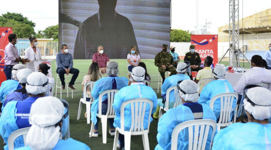 Alcaldía de Santa Marta Lanzamiento del programa ‘Santa Marta es Salud y Vida’.