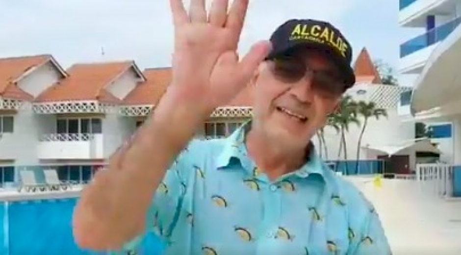 William Dau, Alcalde de Cartagena. cortesía